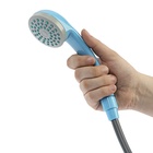 Портативный походный душ ZEIN: лейка, шланг, помпа с USB-кабелем, держатель, крючок - Фото 10