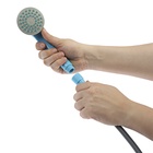 Портативный походный душ ZEIN: лейка, шланг, помпа с USB-кабелем, держатель, крючок - Фото 11