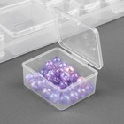 Органайзер для хранения мелочей, 36 баночек, с наклейками, в контейнере, 21×17×2.8 см - Фото 4