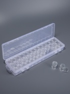 Органайзер для хранения мелочей, 39 баночек, в контейнере, 35×9×3.8 см, прозрачный - Фото 2