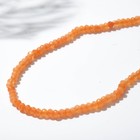 Бусины на нити "Агат оранжевый" рондель 3х2мм, 35см - фото 10218816