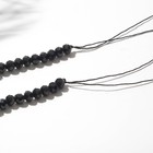 Бусины на нити шар №4 «Шпинель» , цвет чёрный, 43см - фото 29551144