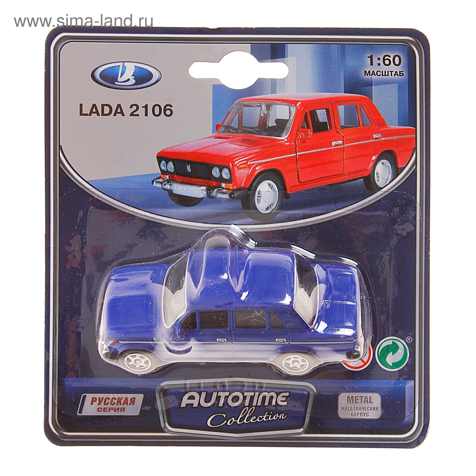 Модель машины Lada 2106, масштаб 1:60, МИКС (1009830) - Купить по цене от  75.34 руб. | Интернет магазин SIMA-LAND.RU