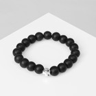 Чётки-браслет «Шунгит», 19 бусин, с крестиком, чёрные - Фото 6