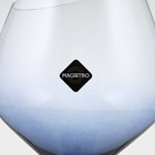 Бокал для вина Magistro «Иллюзия», 540 мл, 10×24 см, стекло, прозрачный, синий - Фото 5