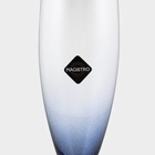 Бокал для шампанского Magistro «Иллюзия», 160 мл, 5.5×27.5 см, стекло, прозрачный, синий - Фото 5