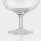 Креманка Magistro «Орион», 350 мл, 11.1×12.5 см, с золотой отводкой, стекло, прозрачная - Фото 6