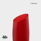 Бокал для шампанского Magistro «Иллюзия», 160 мл, 5.5×27.5 см, стекло, красный - Фото 3