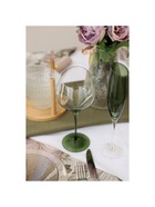 Бокал для вина Magistro «Иллюзия», 540 мл, 10×24 см, стекло, зелёный - Фото 6