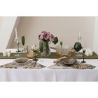 Бокал для шампанского Magistro «Иллюзия», 160 мл, 5.5×27.5 см, стекло, на зелёной ножке - Фото 3