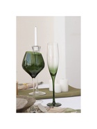 Бокал для вина Magistro «Иллюзия», 540 мл, 10×24 см, стекло, зелёное - Фото 7