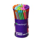 Карандаш чернографитный Berlingo «Fuze», HB, трёхгранный, заточенный, с ластиком, ассорти - Фото 6