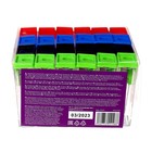 Точилка 1 отверстие с контейнером Berlingo "Classic Pro" пластик, ассорти (комплект 24 шт) - фото 21992721