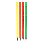 Карандаш чернографитный Berlingo «Flexy Neon» HB, заточенный, пластиковый, ассорти - Фото 1