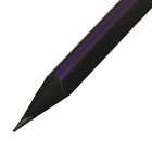 Карандаш чёрнографитный Berlingo "Color Zone", трёхгранный, чёрное дерево, заточенный, ассорти (комплект 72 шт) - фото 23985940