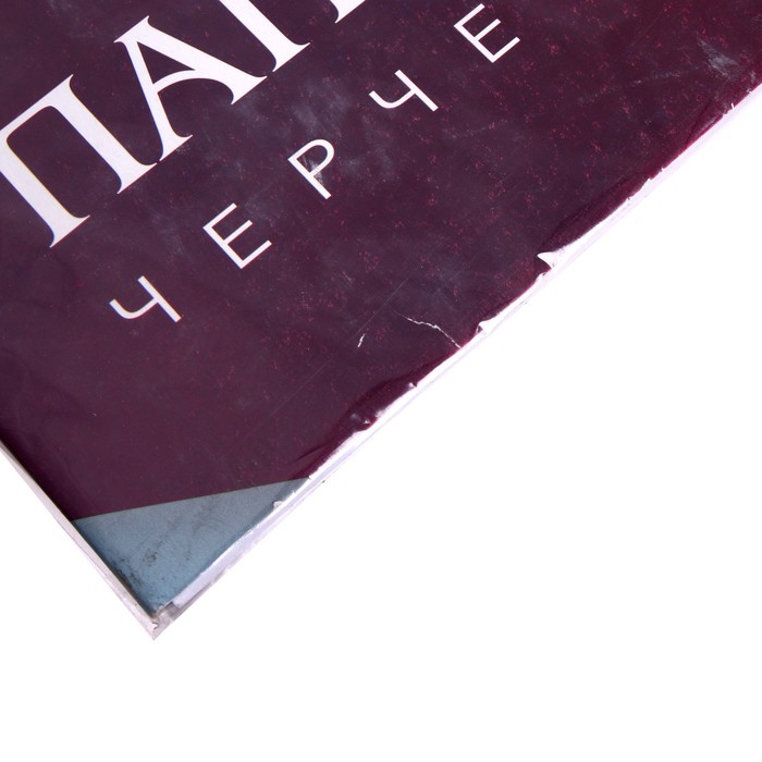 УЦЕНКА Папка для черчения А3 (297×420 мм), 20 листов, без рамки, блок 160 г/м², незначительное замятие - Фото 1