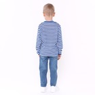 Тельняшка, цвет синий, рост 140 см - фото 43866863