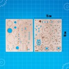 Конструктор деревянный 3д модель «Робот», 30 деталей - Фото 2