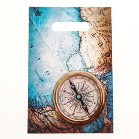 Пакет «Компас», полиэтиленовый с вырубной ручкой, 20?30 см, 30 мкм (комплект 100 шт)