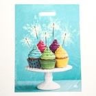 Пакет «Кексики», полиэтиленовый с вырубной ручкой, 45?34 см, 30 мкм (комплект 50 шт) - фото 67925704