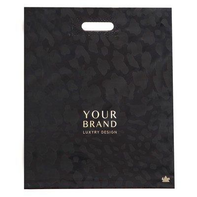 Пакет «Премиальный», полиэтиленовый с вырубной ручкой, 38×45 см, 60 мкм