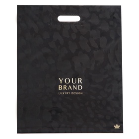 Пакет «Премиальный», полиэтиленовый с вырубной ручкой, 38?45 см, 60 мкм (комплект 50 шт)