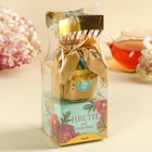 Подарочный набор «Цвети от счастья»: крем-мёд с хлопком 120 г, чай чёрный с апельсином и шоколадом 50 г - Фото 6