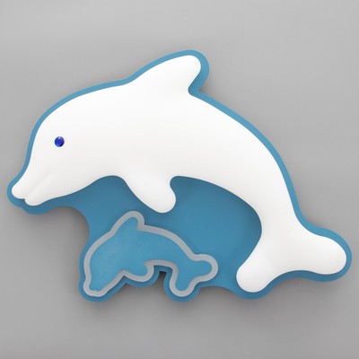 Люстра 1441/1 LED 60 Вт бело- голубой 52×49×9 см BayerLux