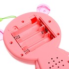 Музыкальная игрушка «Любимые зверята: Мишутка», звук, свет, цвет розовый - фото 6797132