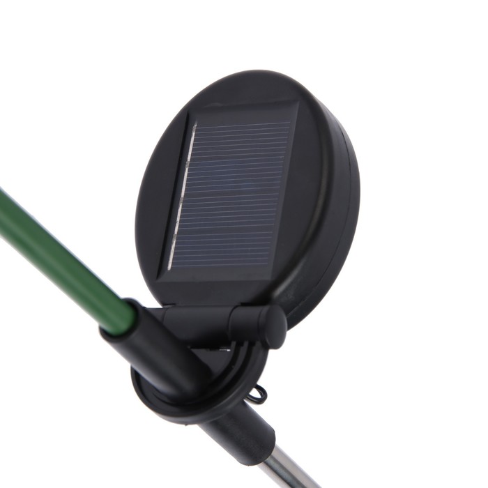 Садовый светильник на солнечной батарее «Лотос», 70 см, 1 LED, свечение мульти (RGB) - фото 1900305486