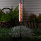 Садовый светильник на солнечной батарее «Пузырьки», 70 см, 1 LED, свечение мульти (RGB) - Фото 3