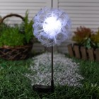 Садовый светильник на солнечной батарее «Клубок», 70 см, 1 LED, свечение белое - фото 4701128