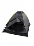 УЦЕНКА Палатка туристическая 2-местная, 205×150×105 см, автоматическая, трекинговая, однослойная, серая - Фото 4