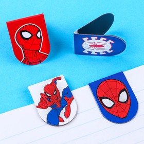 Открытка с магнитными закладками 'Настоящему герою!', Человек-паук, 8 шт.