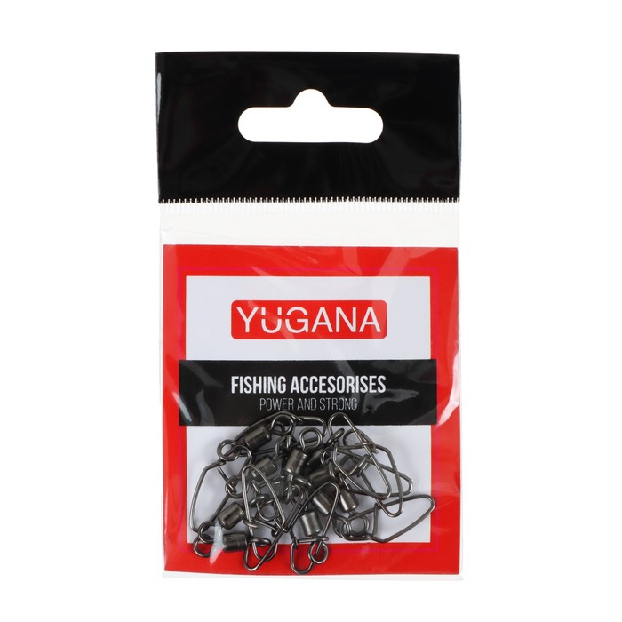 Вертлюжок с застежкой YUGANA, F-2025, № 4, 28 кг, 10 шт. - Фото 1