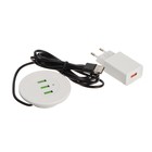 USB Розетка в стол LPA-91, 3 USB, 3 А, кабель 1.8 м, со съемной вилкой 5В/2А, белая - фото 51459293 USB Розетка в стол LPA-91, 3 USB, 3 А, кабель 1.8 м, со съемной вилкой 5В/2А, белая - фото 51459293