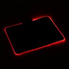 Коврик для мыши, 35х25х0.3 см, с подсветкой RGB, USB, черный - Фото 4