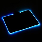 Коврик для мыши, 35х25х0.3 см, с подсветкой RGB, USB, черный - Фото 8