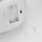 Ночник "Ленивец" LED от батареек бело-серый 8,5х19х18,5 см RISALUX - фото 21994027