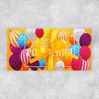Конверт для денег «С Днём рождения», шары, 8 × 17,2 см - Фото 2