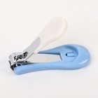 Детский маникюрный набор (ножницы, книпсер, пилочки), цвет голубой - Фото 5
