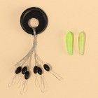 Набор грузил 80 г, стопор 1 шт. и кембрики 1 шт. «Крутой рыбак», d=7 см - Фото 2