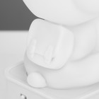 Ночник "Собачка" LED от USB/батареек 4хАА белый 11,5х11х19 см RISALUX - фото 21994220