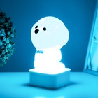 Ночник "Собачка" LED от USB/батареек 4хАА белый 11,5х11х19 см RISALUX - фото 21994215
