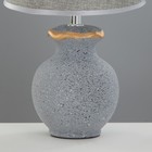 Настольная лампа "Лилви" Е14 40Вт серый 20х20х33 см - фото 805225041