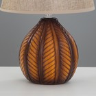 Настольная лампа "Соренс" Е14 40Вт шоколадный 22х22х33 см RISALUX - фото 21994392