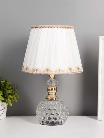 Настольная лампа «Эринси» Е27 40 Вт белый 23×23×40 см