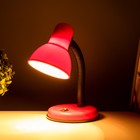 Настольная лампа "Джуни" Е27 15Вт красный 14х14х31 см RISALUX - Фото 3