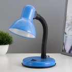 Настольная лампа "Джуни" Е27 15Вт голубой 14х14х31 см - фото 3133968