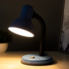 Настольная лампа "Джуни" Е27 15Вт голубой 14х14х31 см RISALUX - Фото 3